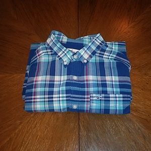 XL Green, Blue, Red Plaid Button Down Hollister Lo